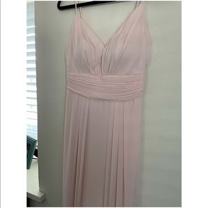 Levkoff bridesmaids dress. Blush. Size 8.